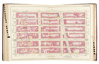 (NEW YORK CITY.) Robinson, E.; and Pidgeon, R. H. Atlas of the City of New York. Volume One. Embracing the 19th and 22nd Wards.